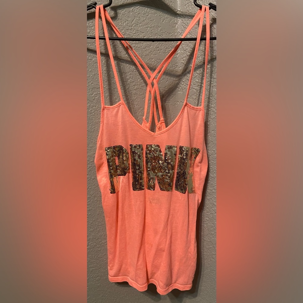 PINK neon tank